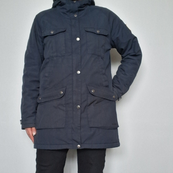 Fjallraven Greenland Parka MEDIUM Navy GUC - Picture 7 of 16
